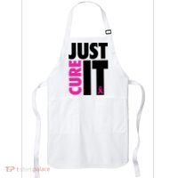 Just Cure It Breast Cancer Awareness Ribbon Apron thumb 0