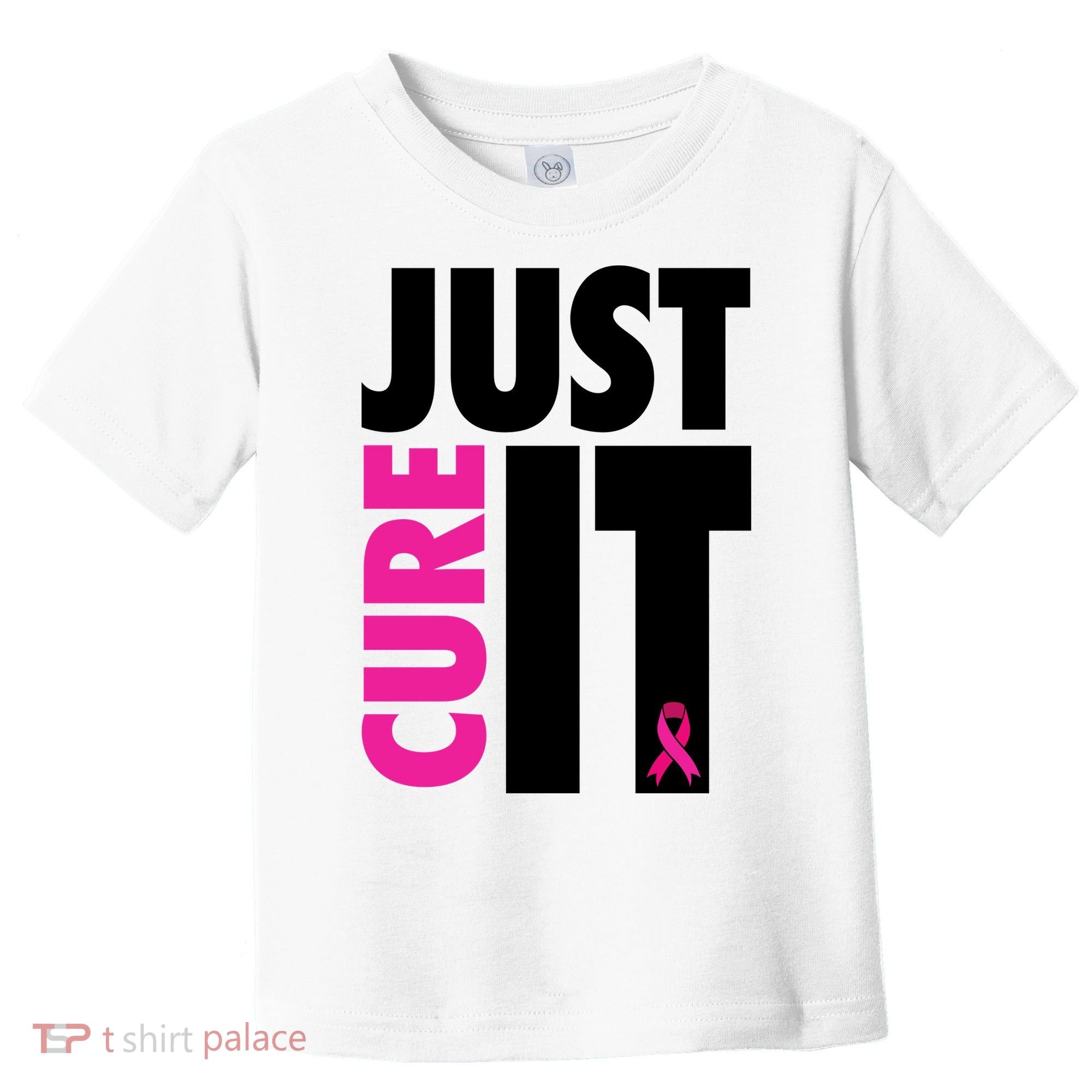 Just Cure It Breast Cancer Awareness Ribbon Toddler T-Shirt