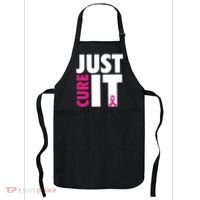 Just Cure It Breast Cancer Awareness Pink Ribbon Apron thumb 0