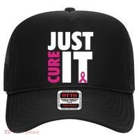 Just Cure It Breast Cancer Awareness Pink Ribbon Hat thumb 0