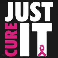 Just Cure It Breast Cancer Awareness Pink Ribbon Kids Sweatshirt thumb 2