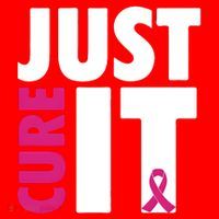 Just Cure It Breast Cancer Awareness Pink Ribbon Santa Hat thumb 1