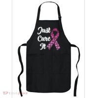 Just Cure It Breast Cancer Awareness Pink Ribbon Apron thumb 0