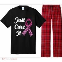 Just Cure It Breast Cancer Awareness Pink Ribbon Pajama Set thumb 0