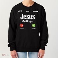 Jesus Calling John 3:16 Christian Accept Christ Women's Sweatshirt thumb 0