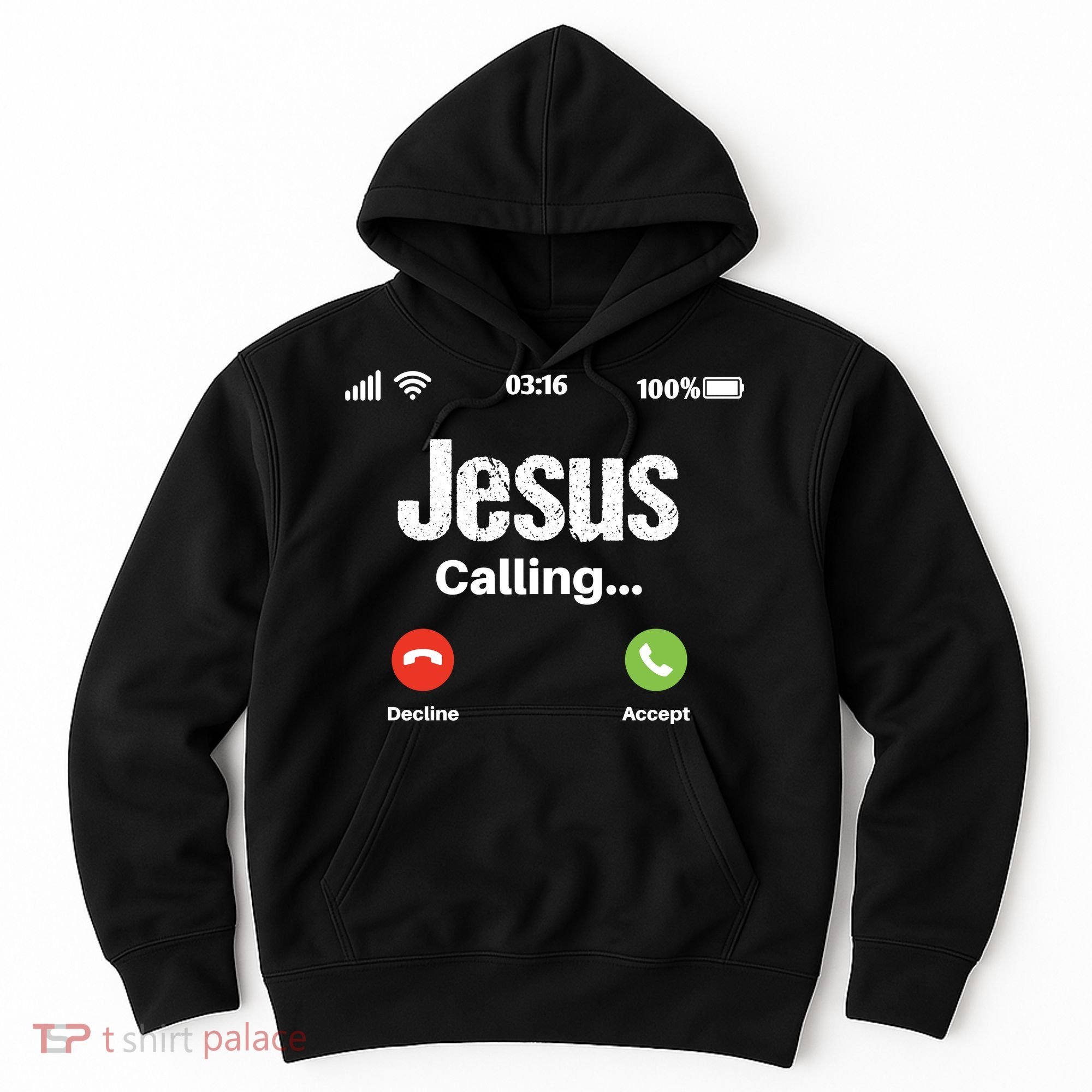 Jesus Calling John 3:16 Christian Accept Christ Hoodie