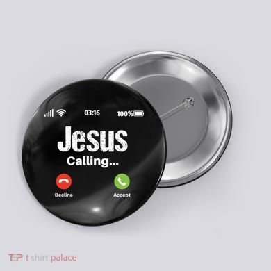 Jesus Calling John 3:16 Christian Accept Christ Button