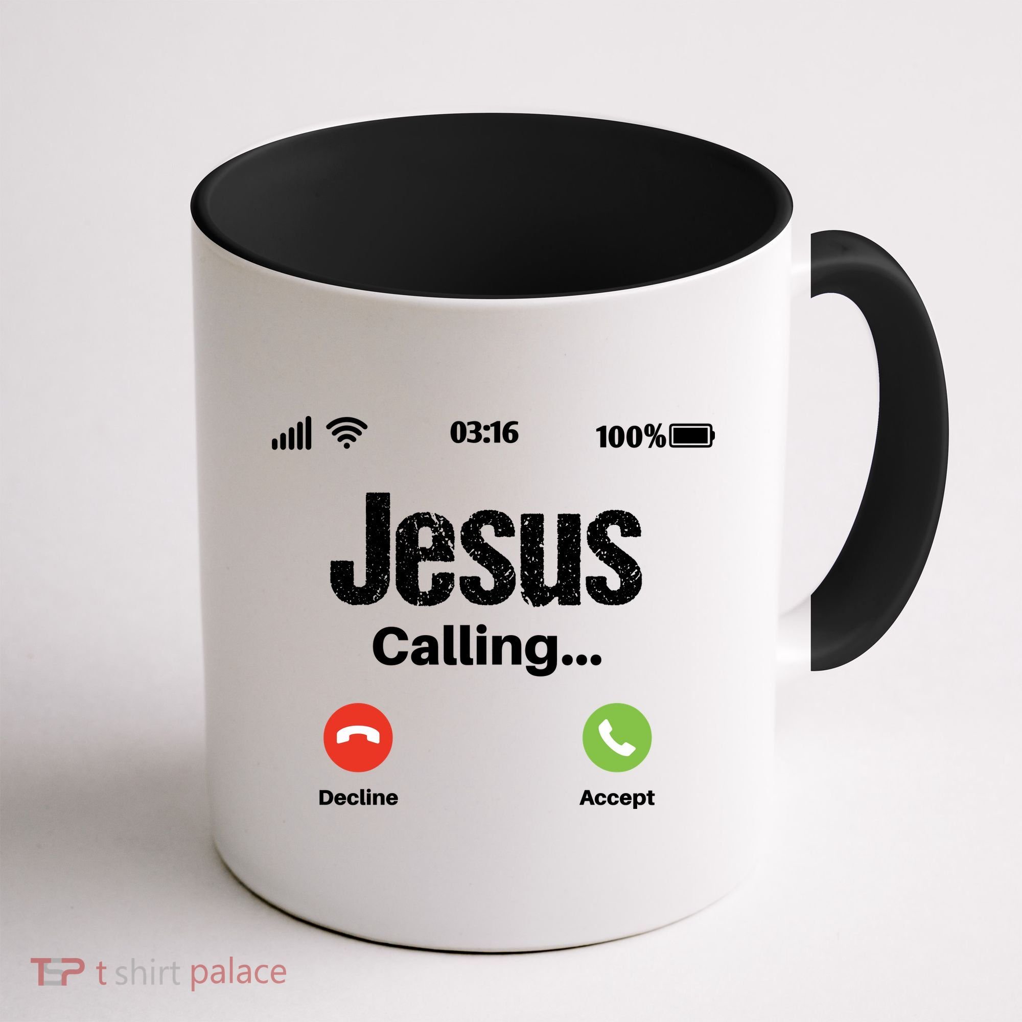 Jesus Calling John 3:16 Christian Accept Christ Coffee Mug