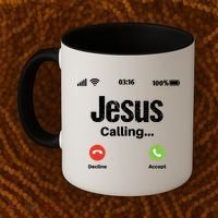 Jesus Calling John 3:16 Christian Accept Christ Coffee Mug thumb 2