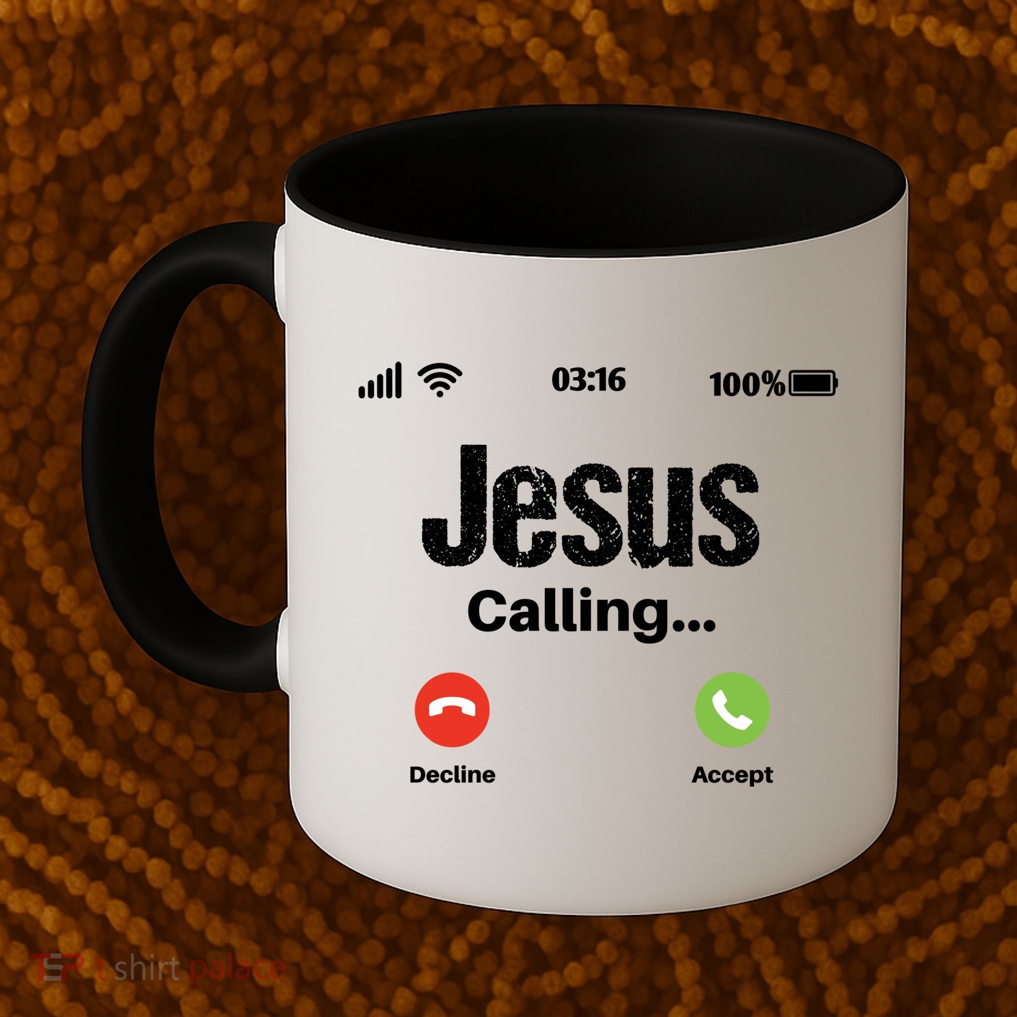 Jesus Calling John 3:16 Christian Accept Christ Coffee Mug