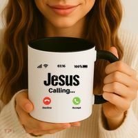 Jesus Calling John 3:16 Christian Accept Christ Coffee Mug thumb 3