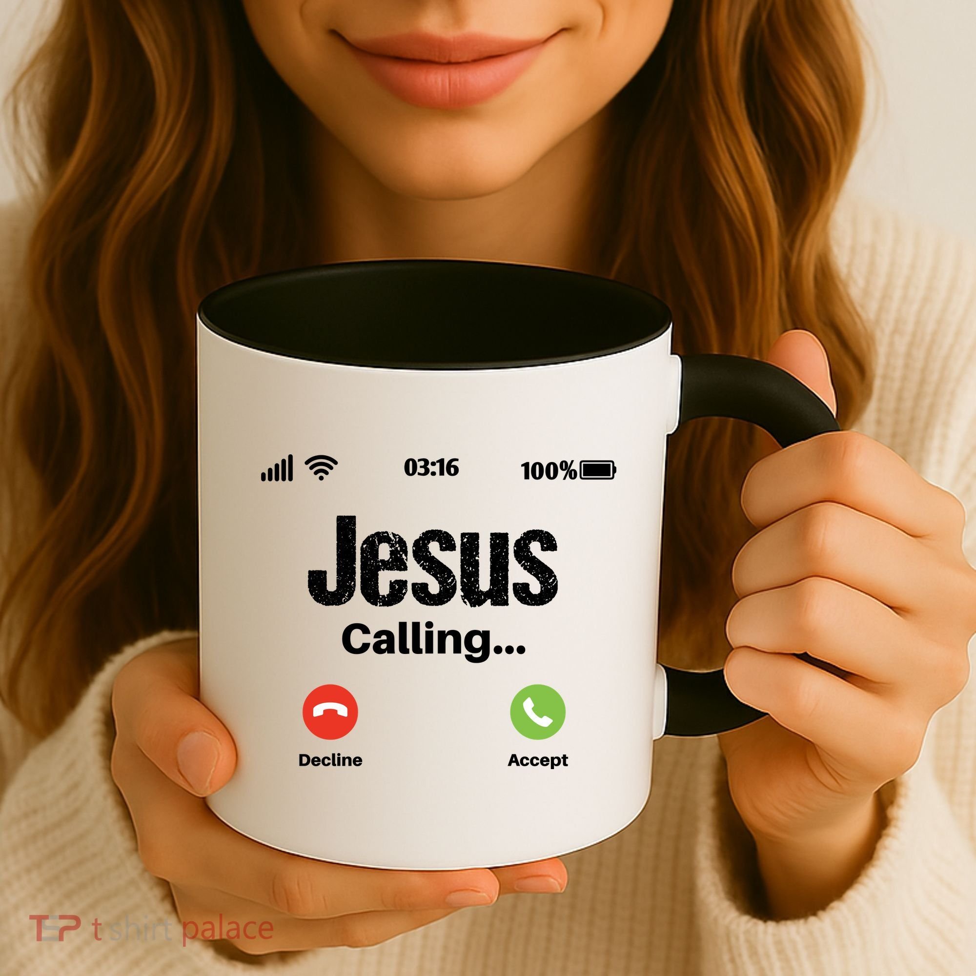Jesus Calling John 3:16 Christian Accept Christ Coffee Mug
