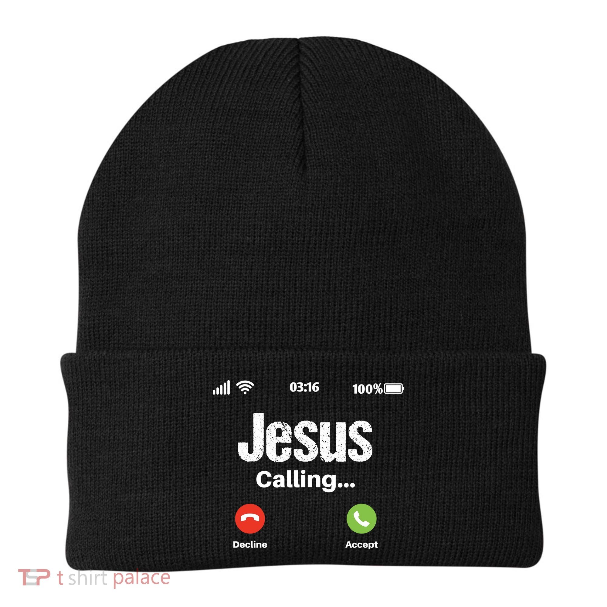 Jesus Calling John 3:16 Christian Accept Christ Beanie