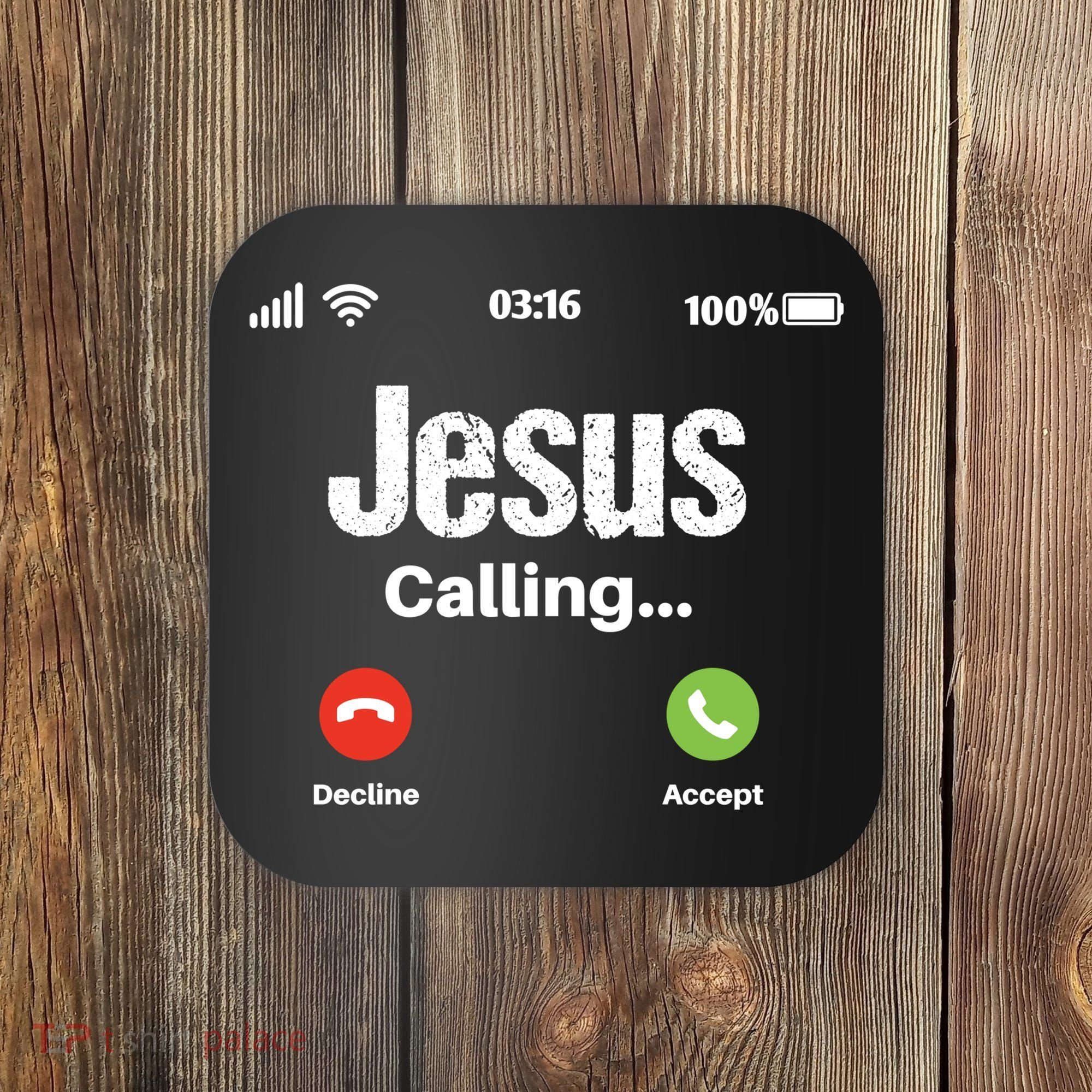 Jesus Calling John 3:16 Christian Accept Christ Coaster