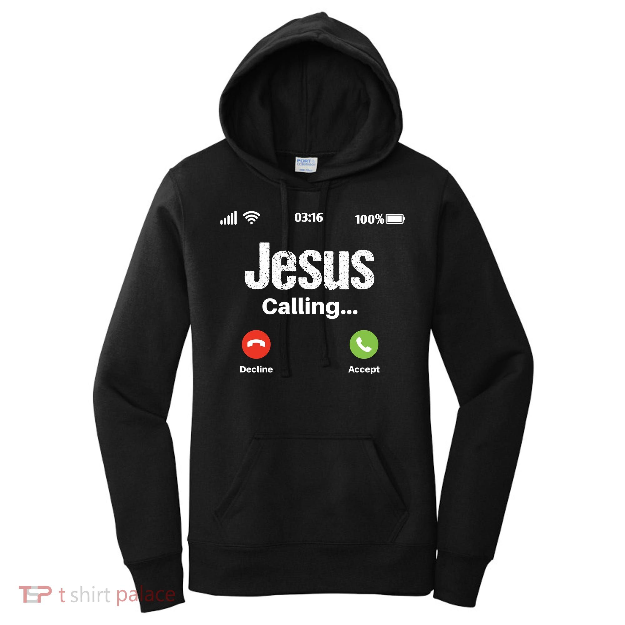 Jesus Calling John 3:16 Christian Accept Christ Women's Hoodie