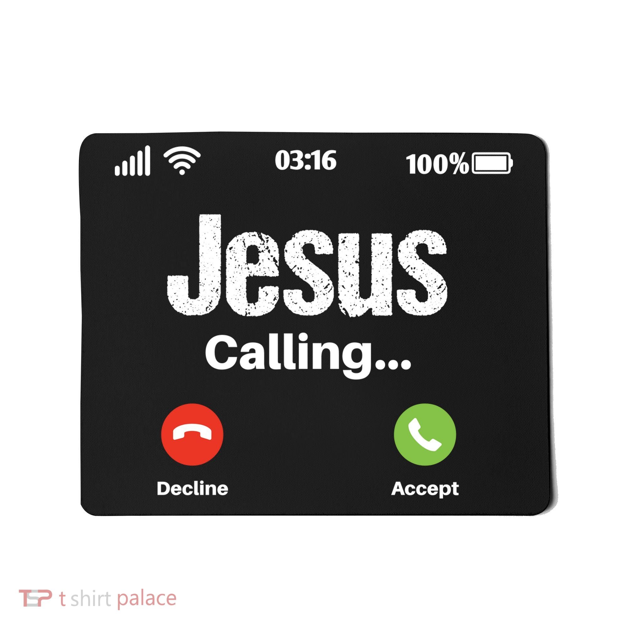 Jesus Calling John 3:16 Christian Accept Christ Mousepad