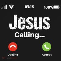 Jesus Calling John 3:16 Christian Accept Christ Mousepad thumb 1