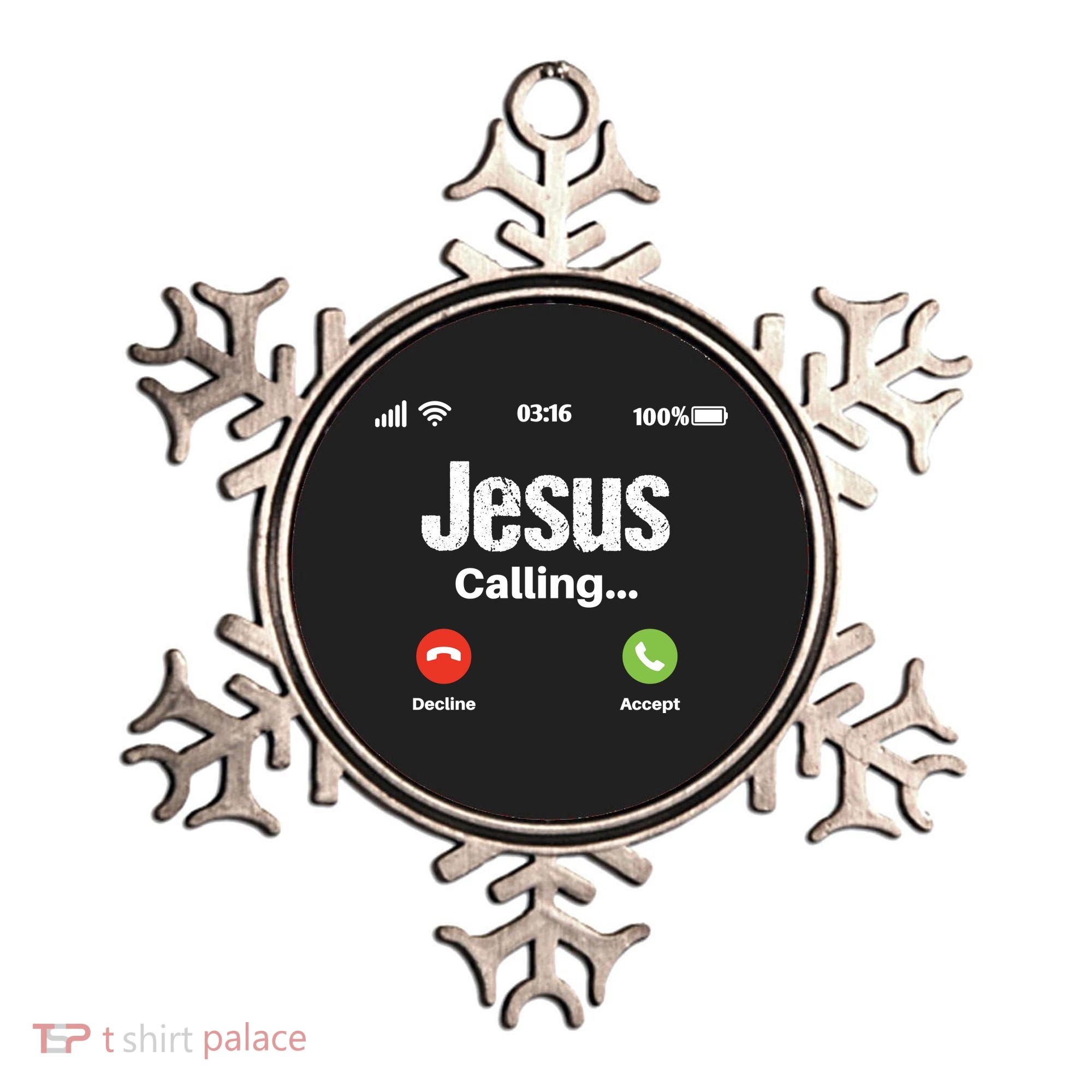Jesus Calling John 3:16 Christian Accept Christ Ornament