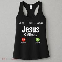 Jesus Calling John 3:16 Christian Accept Christ Women's Tank Top thumb 3