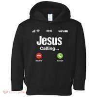 Jesus Calling John 3:16 Christian Accept Christ Toddler Hoodie thumb 0