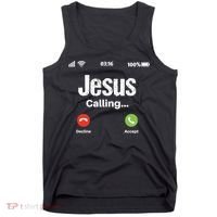 Jesus Calling John 3:16 Christian Accept Christ Tank Top thumb 0