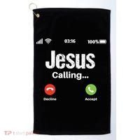 Jesus Calling John 3:16 Christian Accept Christ Golf Towel thumb 0