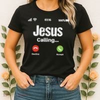 Jesus Calling John 3:16 Christian Accept Christ Women's T-Shirt thumb 2