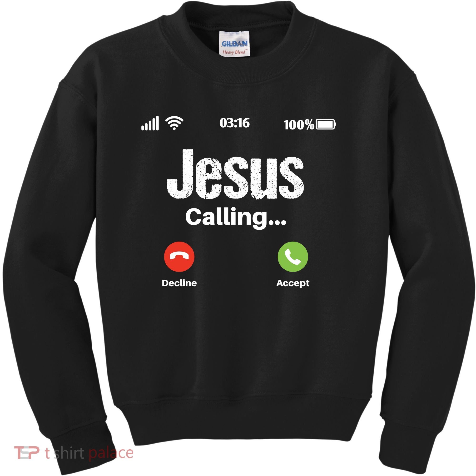 Jesus Calling John 3:16 Christian Accept Christ Kids Sweatshirt