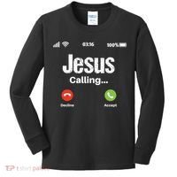 Jesus Calling John 3:16 Christian Accept Christ Kids Long Sleeve Shirt thumb 0