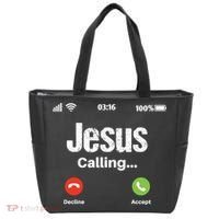 Jesus Calling John 3:16 Christian Accept Christ Tote Bag thumb 0