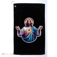 Jesus Christ Golf Towel thumb 0