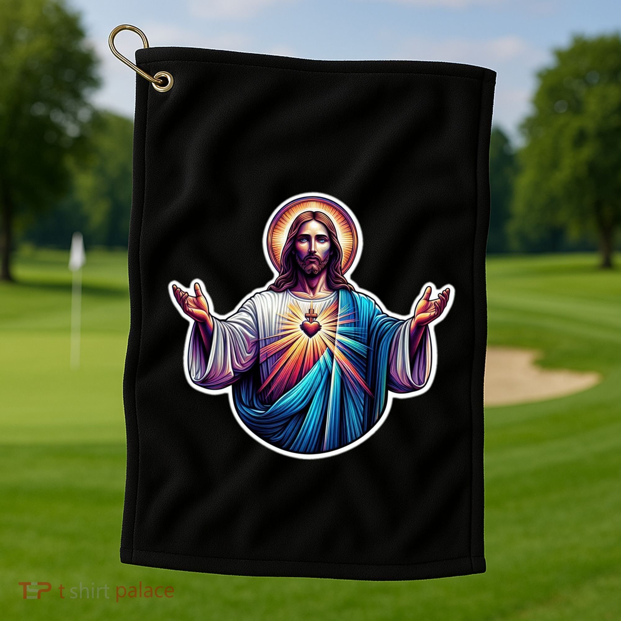 Jesus Christ Golf Towel