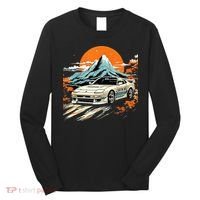 Jdm Car Japanese Retro Car Racing Drifting Legends Tuning Long Sleeve Shirt thumb 0