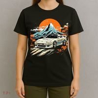 Jdm Car Japanese Retro Car Racing Drifting Legends Tuning T-Shirt thumb 4