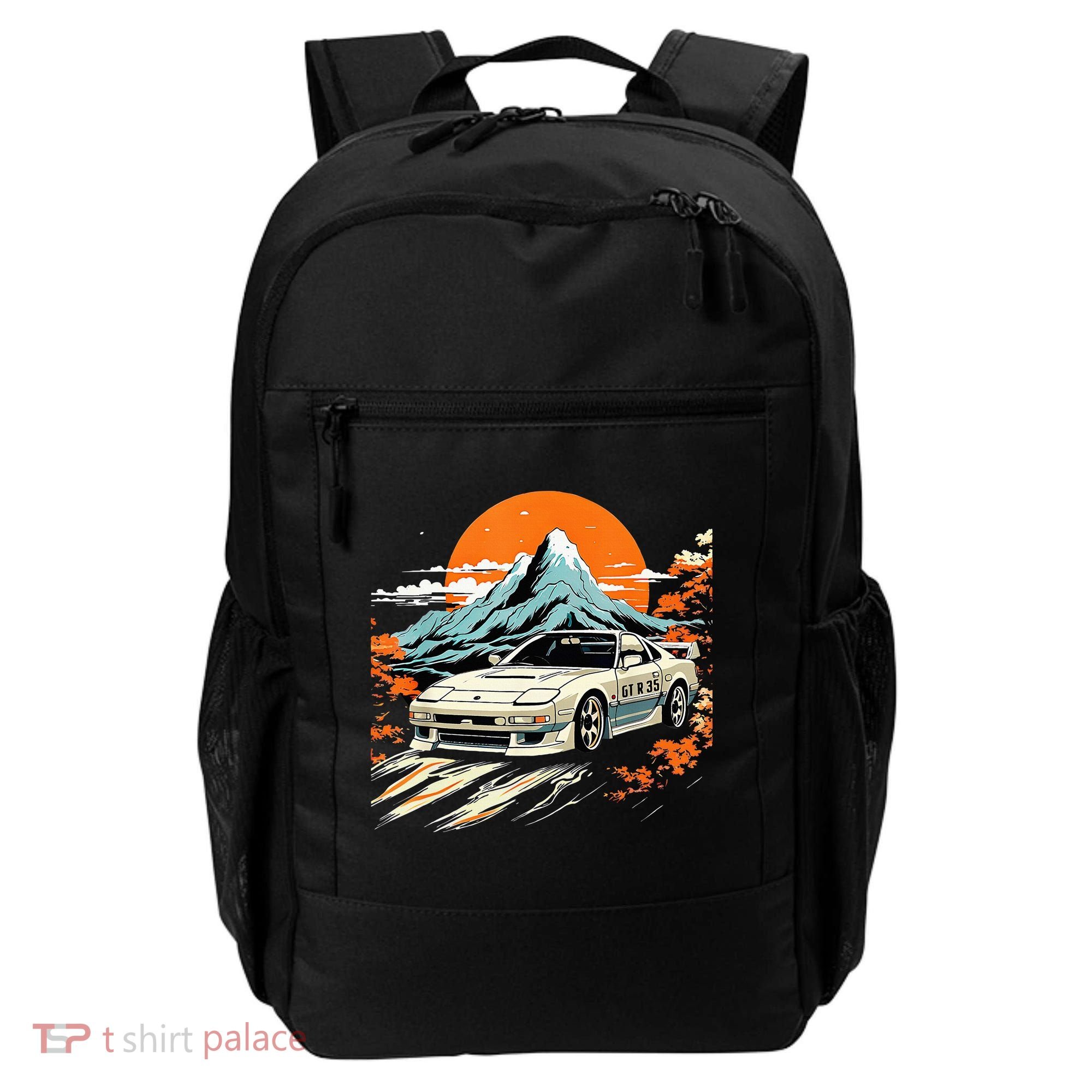 Jdm Car Japanese Retro Car Racing Drifting Legends Tuning Backpack