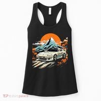 Jdm Car Japanese Retro Car Racing Drifting Legends Tuning Women's Tank Top thumb 0