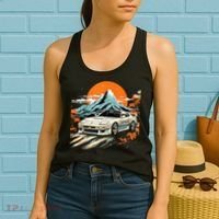 Jdm Car Japanese Retro Car Racing Drifting Legends Tuning Women's Tank Top thumb 2
