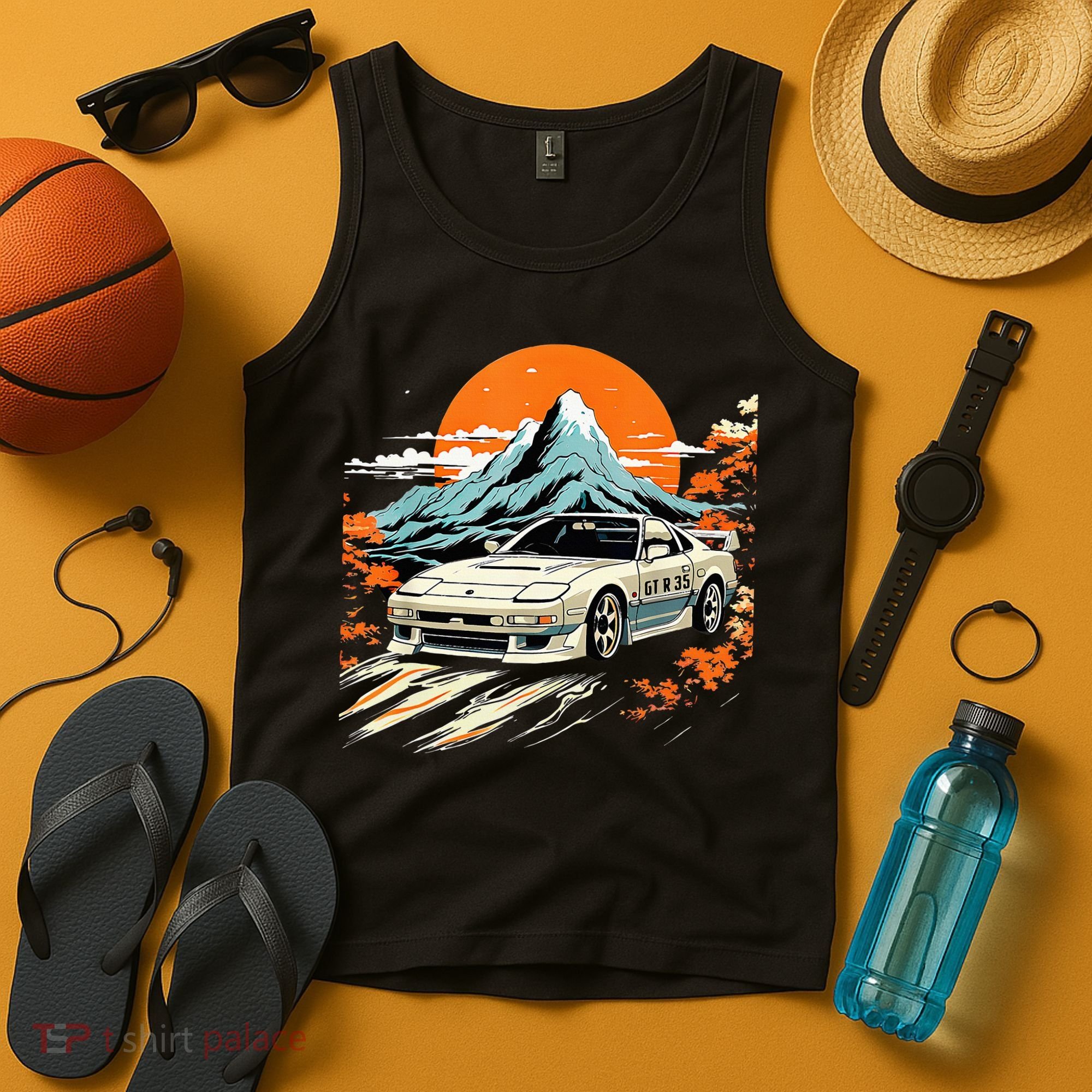 Jdm Car Japanese Retro Car Racing Drifting Legends Tuning Tank Top