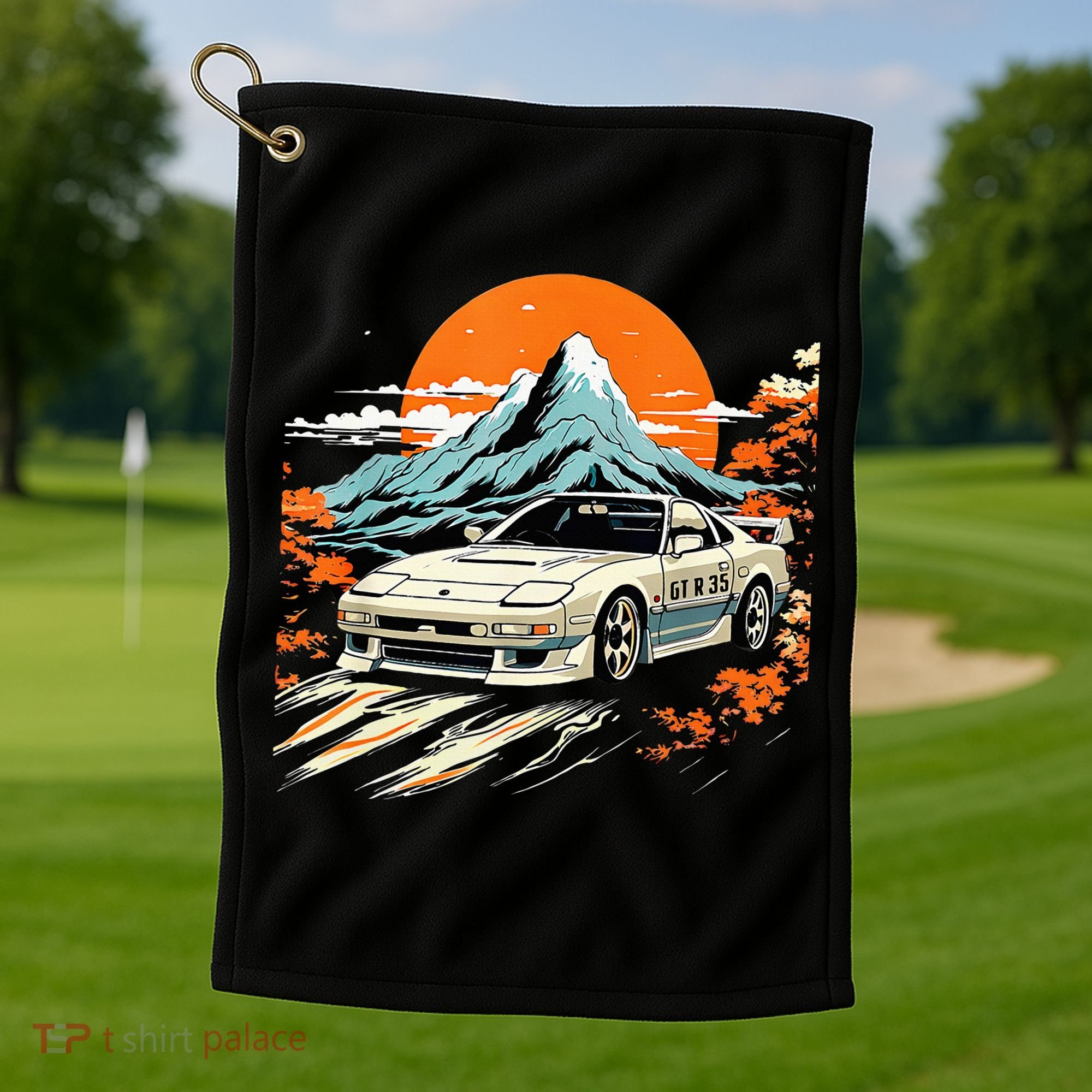 Jdm Car Japanese Retro Car Racing Drifting Legends Tuning Golf Towel