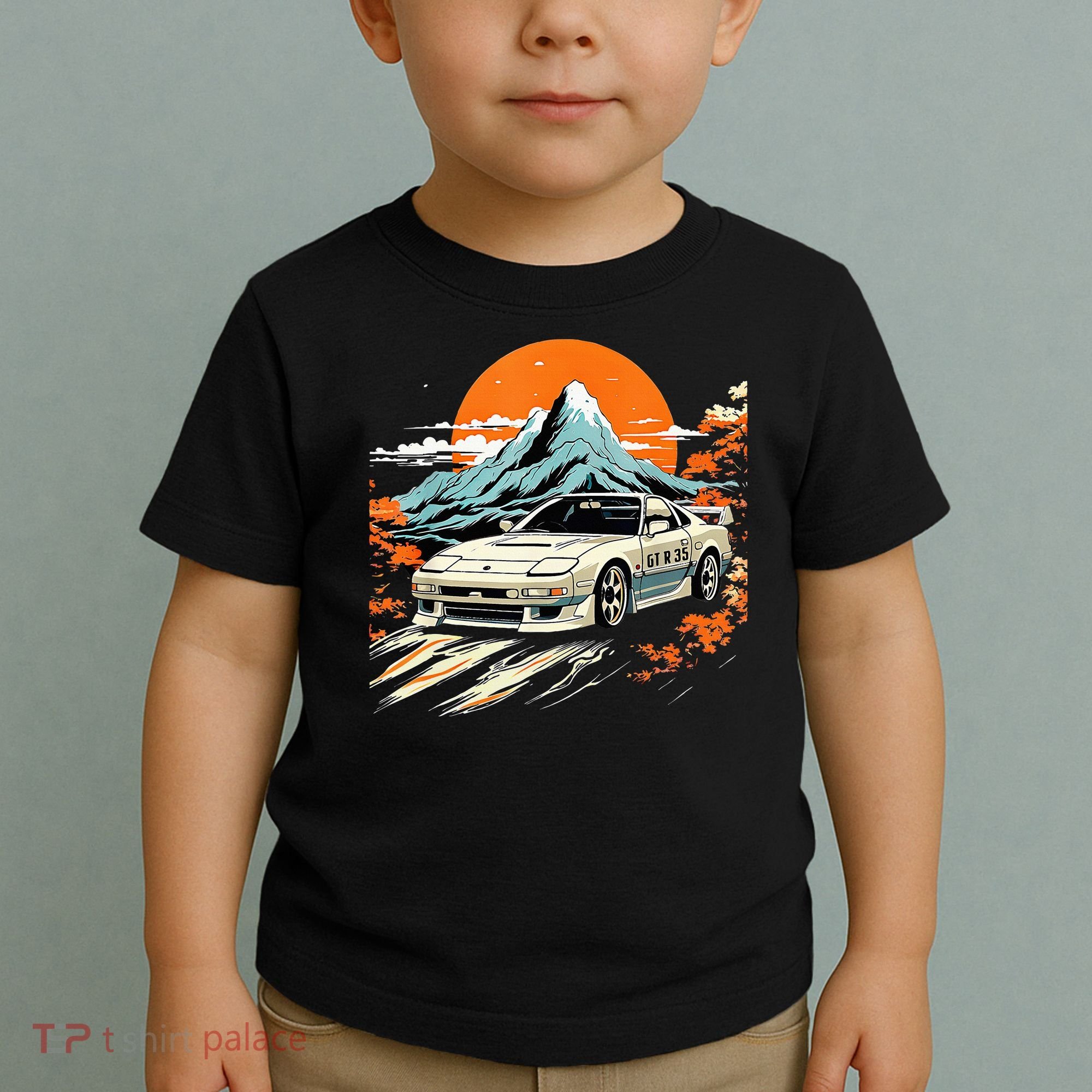 Jdm Car Japanese Retro Car Racing Drifting Legends Tuning Toddler T-Shirt