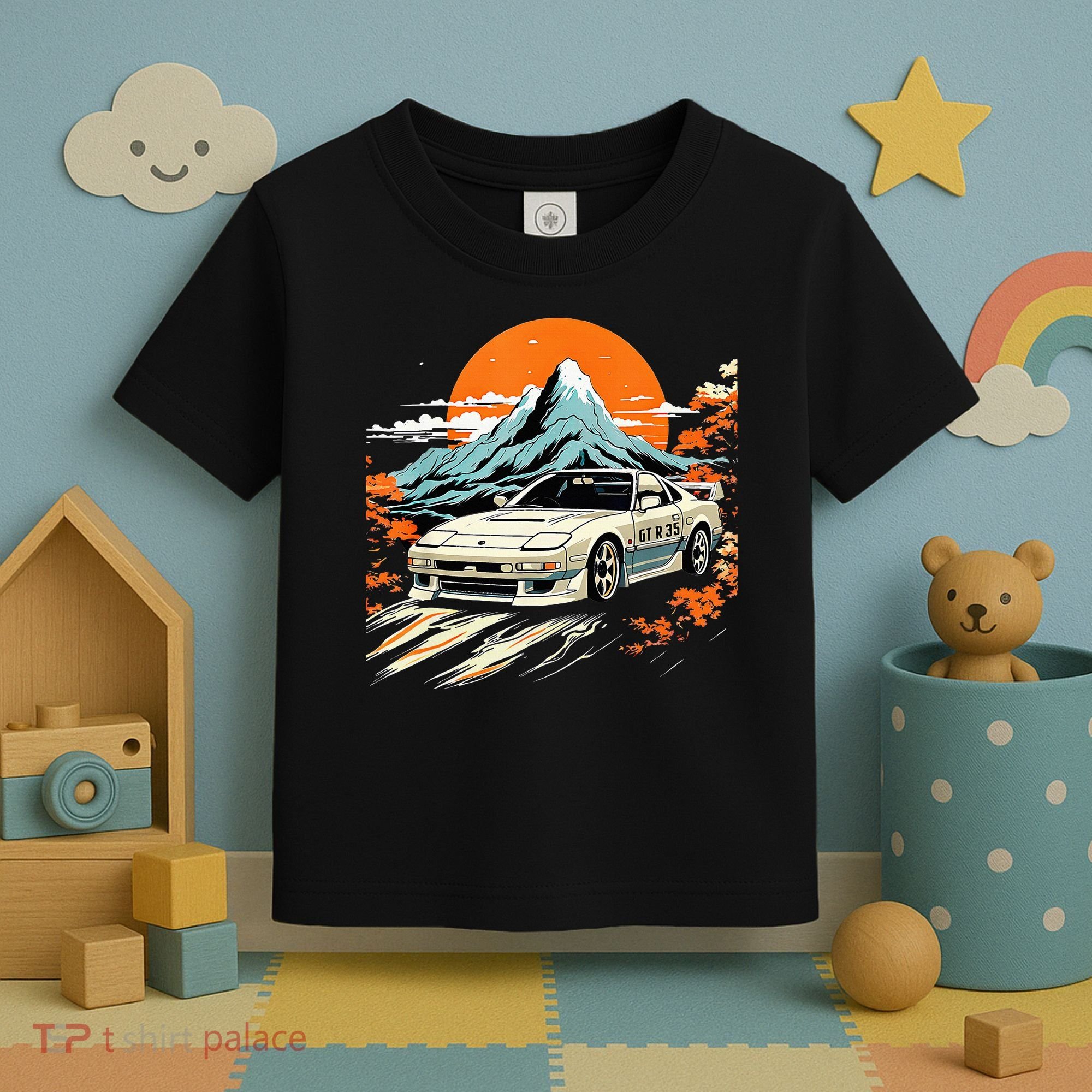 Jdm Car Japanese Retro Car Racing Drifting Legends Tuning Toddler T-Shirt