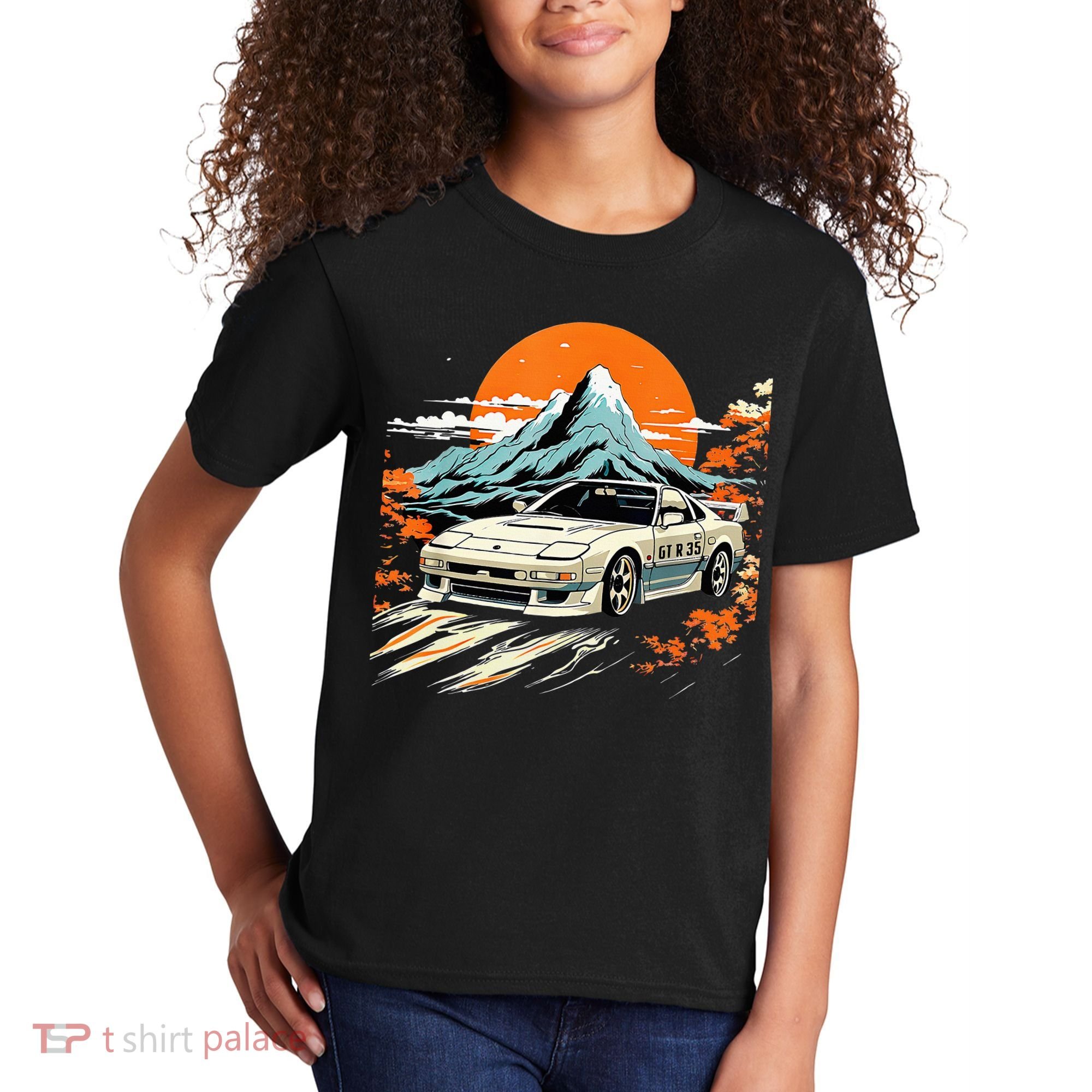 Jdm Car Japanese Retro Car Racing Drifting Legends Tuning Kids T-Shirt