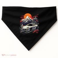 Jdm Car Japanese Retro Car Racing Drifting Legend Tuning USA-Made Doggie Bandana thumb 0