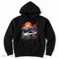 Jdm Car Japanese Retro Car Racing Drifting Legend Tuning Hoodie thumb 0