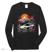 Jdm Car Japanese Retro Car Racing Drifting Legend Tuning Long Sleeve Shirt thumb 0