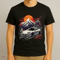 Jdm Car Japanese Retro Car Racing Drifting Legend Tuning T-Shirt thumb 3