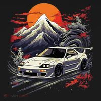 Jdm Car Japanese Retro Car Racing Drifting Legend Tuning Polo thumb 3