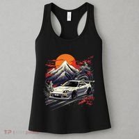 Jdm Car Japanese Retro Car Racing Drifting Legend Tuning Women's Tank Top thumb 3