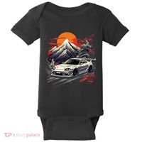 Jdm Car Japanese Retro Car Racing Drifting Legend Tuning Baby Bodysuit thumb 0