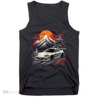 Jdm Car Japanese Retro Car Racing Drifting Legend Tuning Tank Top thumb 0